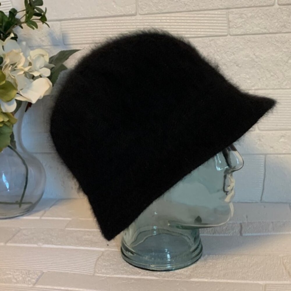 Angora Rabbit hair Bucket Hat - Picture 3 of 9